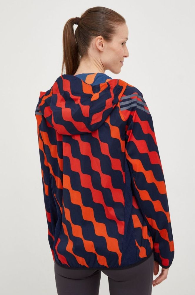 Вітровка adidas Performance Marimekko колір червоний перехідна фото 3