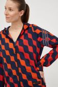 Вітровка adidas Performance Marimekko колір червоний перехідна