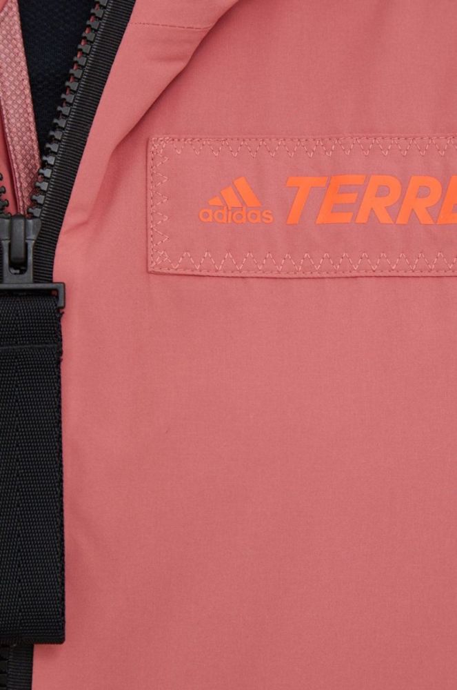 Дощовик adidas TERREX Utilitas жіноча колір помаранчевий фото 5