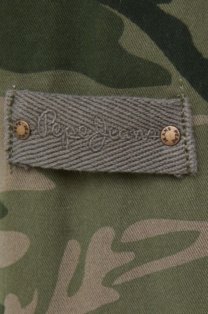 Куртка Pepe Jeans жіноча колір зелений перехідна (2549831) фото 5