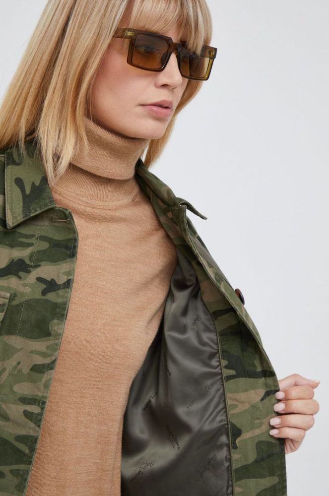 Куртка Pepe Jeans жіноча колір зелений перехідна (2549831) фото 7