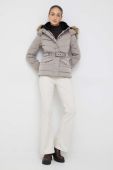 Пухова куртка Pepe Jeans Alisa жіноча колір сірий зимова