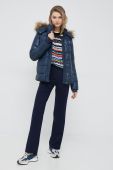 Куртка Pepe Jeans June жіноча колір синій зимова