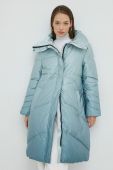 Куртка Guess жіноча колір бірюзовий зимова