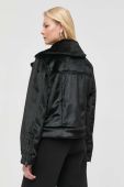 Куртка Guess жіноча колір чорний перехідна (2804256)