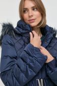 Пухова куртка Guess жіноча колір синій зимова (2706278)