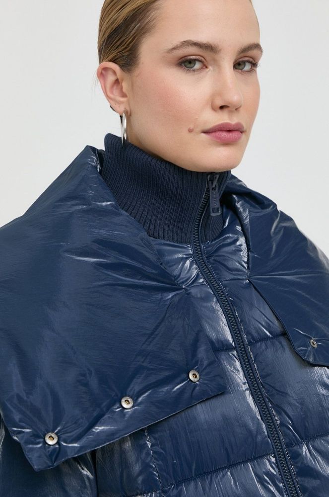 Куртка Guess Mathilde жіноча колір синій зимова