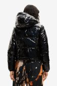 Куртка Desigual жіноча колір чорний зимова (2684619)