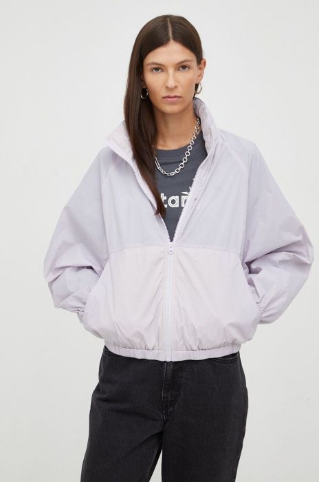 Куртка Mustang жіноча колір фіолетовий перехідна