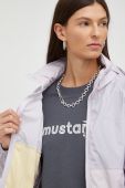 Куртка Mustang жіноча колір фіолетовий перехідна
