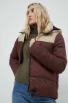 Куртка Noisy May ales жіноча колір коричневий зимова