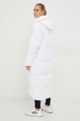 Пухова куртка adidas жіноча колір білий зимова