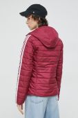 Куртка adidas Originals жіноча колір бордовий перехідна