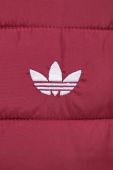 Куртка adidas Originals жіноча колір бордовий перехідна