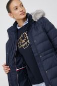 Пухова куртка Tommy Hilfiger жіноча колір синій зимова (2736122)