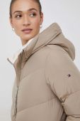 Куртка Tommy Hilfiger жіноча колір бежевий зимова (2789027)