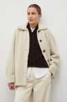 Куртка Samsoe Samsoe жіноча колір бежевий перехідна (2681075)