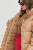 Пухова куртка BOSS жіноча колір бежевий зимова (2826044)