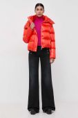 Пухова куртка Patrizia Pepe жіноча колір помаранчевий зимова