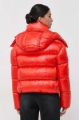 Пухова куртка Patrizia Pepe жіноча колір помаранчевий зимова