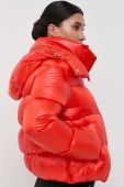 Пухова куртка Patrizia Pepe жіноча колір помаранчевий зимова