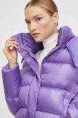 Пухова куртка Patrizia Pepe жіноча колір фіолетовий зимова
