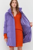 Куртка Patrizia Pepe жіноча колір фіолетовий зимова