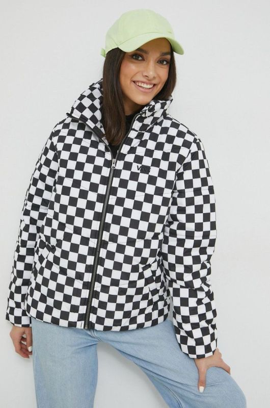 Куртка Vans жіноча колір чорний перехідна oversize (2877076) фото 2