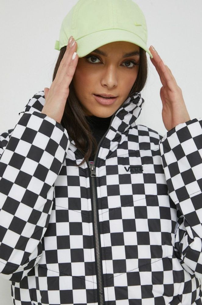 Куртка Vans жіноча колір чорний перехідна oversize (2877076) фото 4