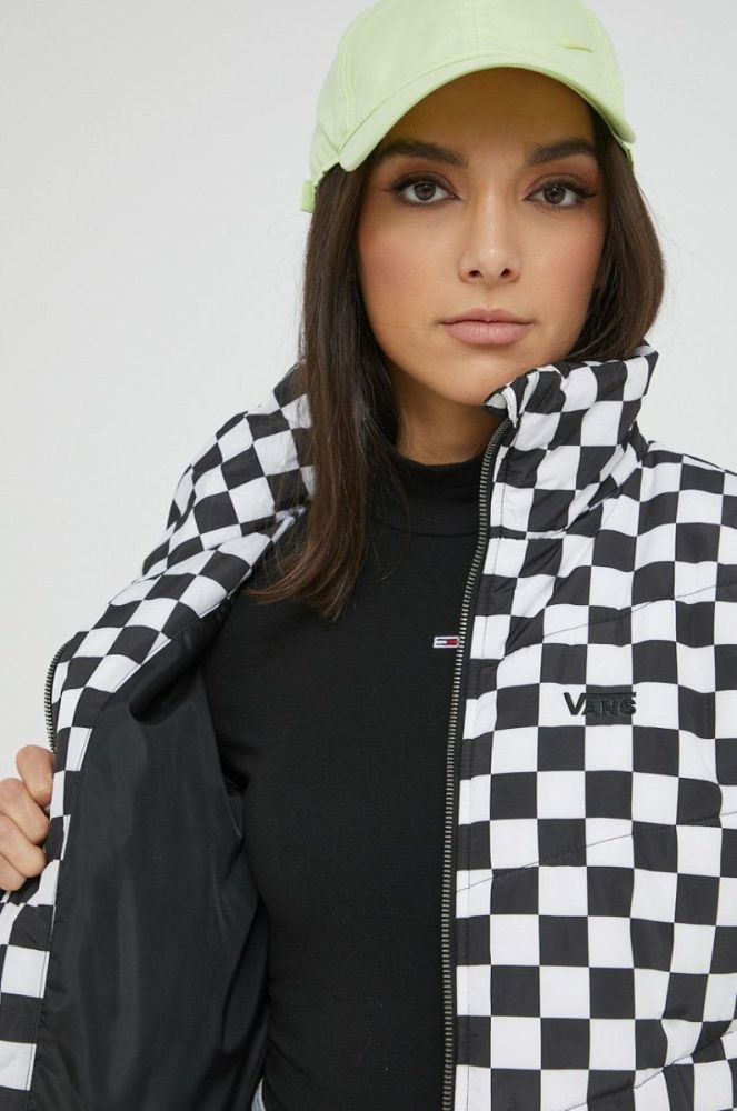 Куртка Vans жіноча колір чорний перехідна oversize (2877076) фото 6