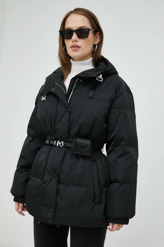 Пухова куртка Miss Sixty жіноча колір чорний зимова