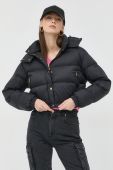 Куртка Pinko жіноча колір чорний зимова oversize (2684719)