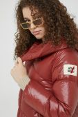 Пухова куртка After Label жіноча колір бордовий зимова (2694467)