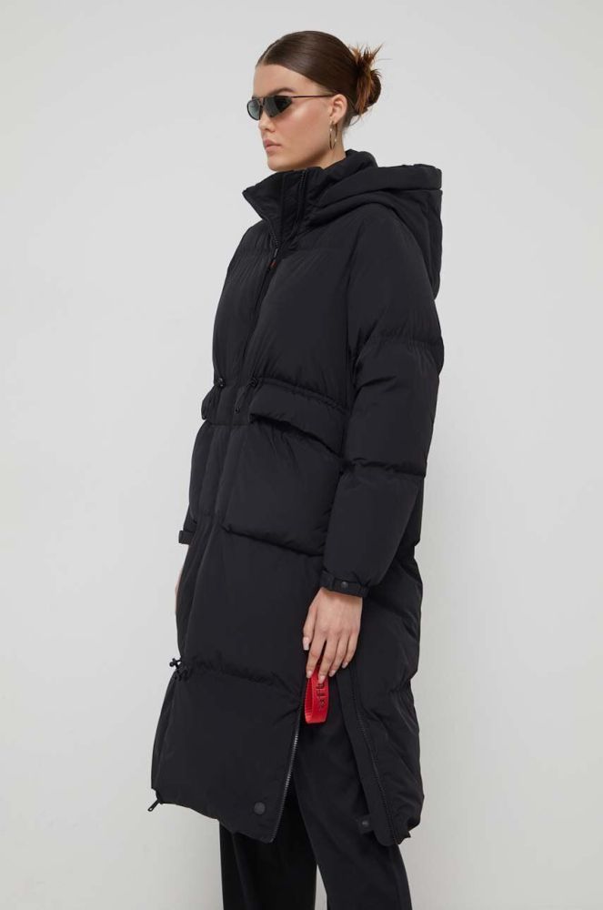 Пухова куртка After Label жіноча колір чорний зимова (3543394)