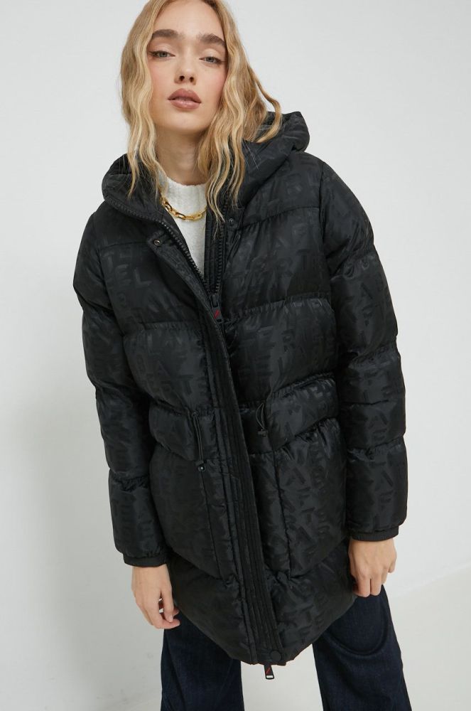 Пухова куртка After Label жіноча колір чорний зимова (2789084)