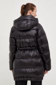 Пухова куртка Deha жіноча колір чорний перехідна