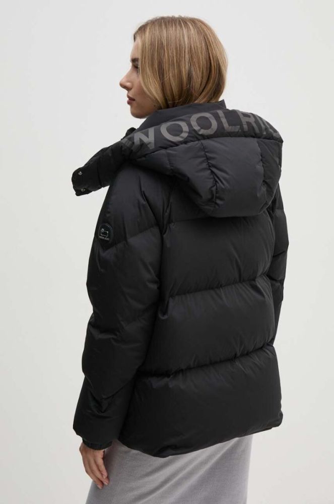 Пухова куртка Woolrich Alsea жіноча колір чорний зимова фото 3
