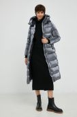 Пухова куртка Hetrego жіноча колір сірий зимова (2836289)