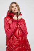 Пухова безрукавка Hetrego Dixie жіноча колір червоний зимова