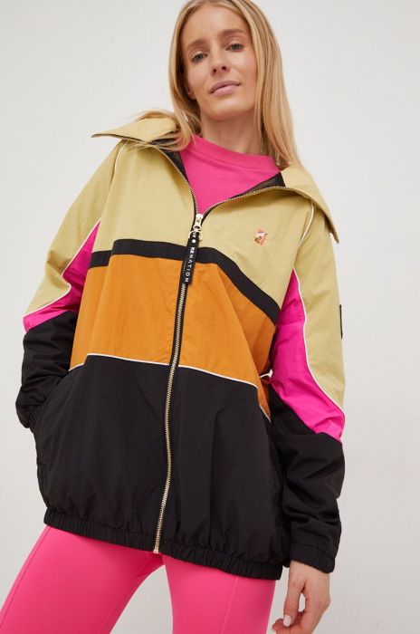 Вітровка P.E Nation Running Track колір бежевий перехідна oversize