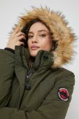 Куртка Superdry жіноча колір зелений зимова (2597078)