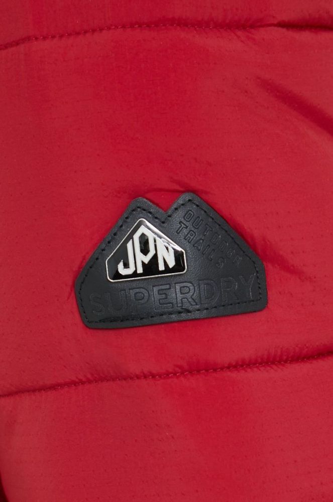Куртка Superdry жіноча колір червоний зимова (2746636) фото 5