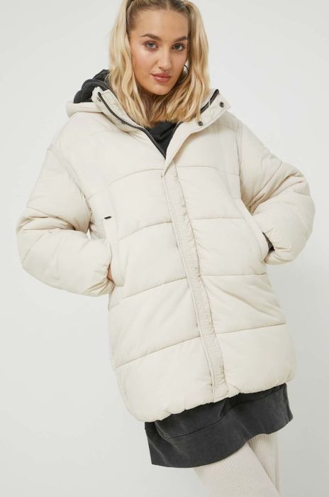 Куртка Superdry жіноча колір бежевий перехідна (2817460)