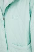 Куртка Lee жіноча колір зелений перехідна oversize