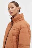 Куртка Rip Curl жіноча колір коричневий зимова oversize