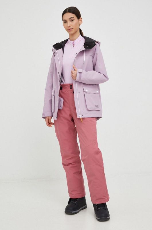 Гірськолижна куртка Colourwear Ida колір фіолетовий фото 2