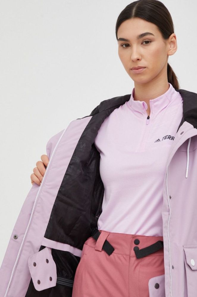 Гірськолижна куртка Colourwear Ida колір фіолетовий фото 7