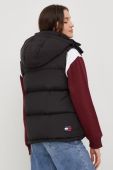 Безрукавка Tommy Jeans жіночий колір чорний зимовий (2571378)