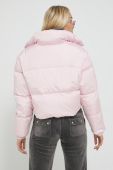 Пухова куртка Tommy Jeans жіноча колір фіолетовий зимова oversize