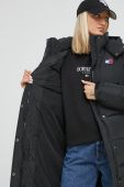Пухова куртка Tommy Jeans жіноча колір чорний зимова (2571420)